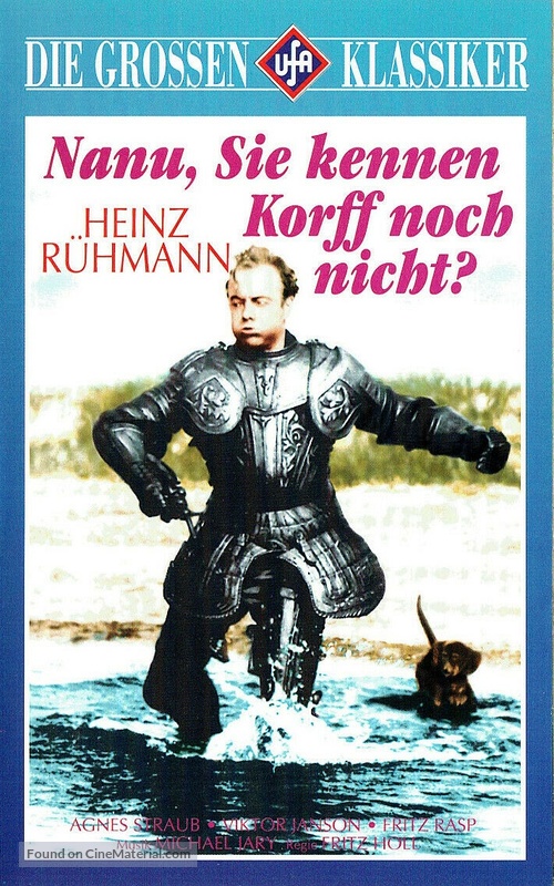 Nanu, Sie kennen Korff noch nicht? - German VHS movie cover