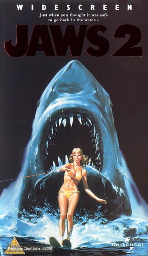 Jaws 2 - British VHS movie cover