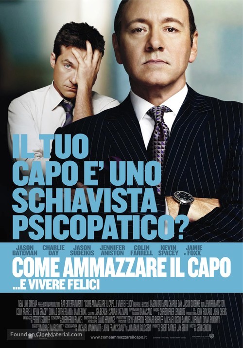 Horrible Bosses - Italian Movie Poster