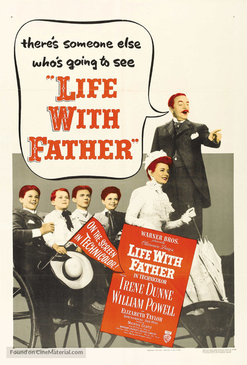 Life with Father - Theatrical movie poster