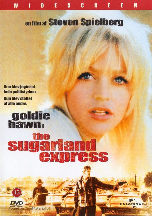 The Sugarland Express - Danish Movie Cover