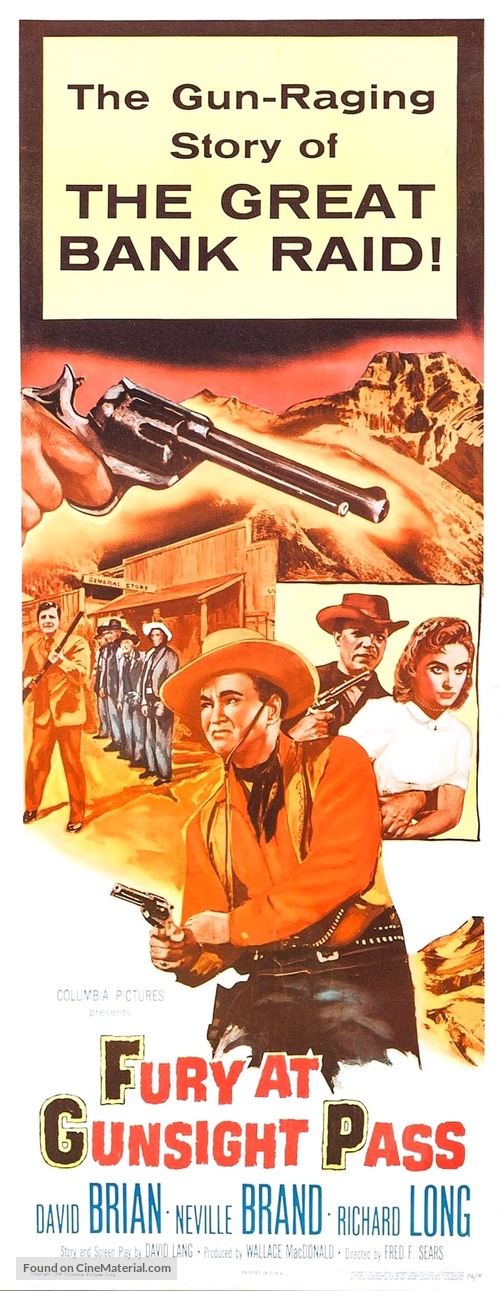 Fury at Gunsight Pass - Movie Poster