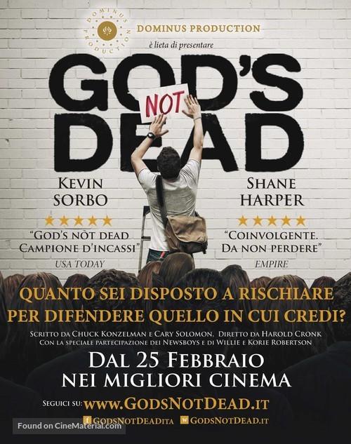God&#039;s Not Dead - Italian Movie Poster