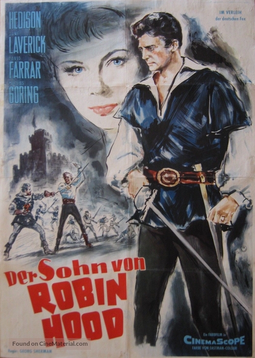 The Son of Robin Hood - German Movie Poster