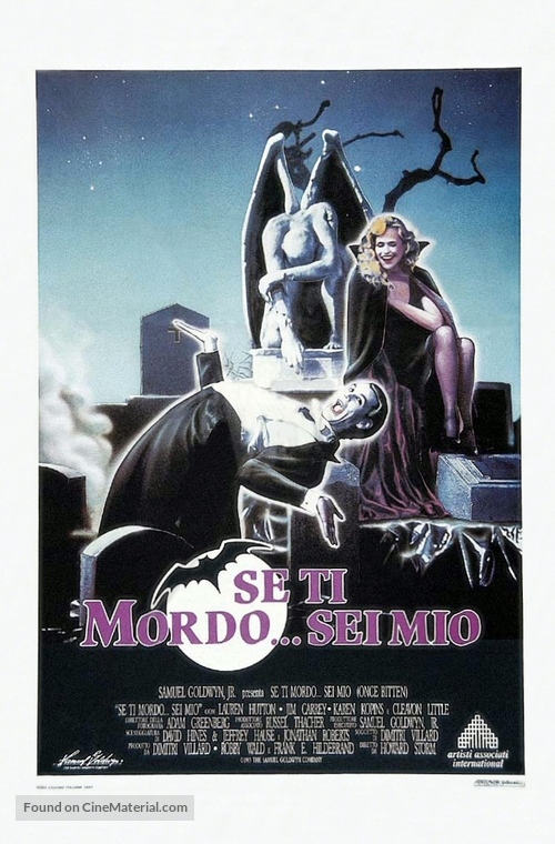 Once Bitten - Italian Theatrical movie poster