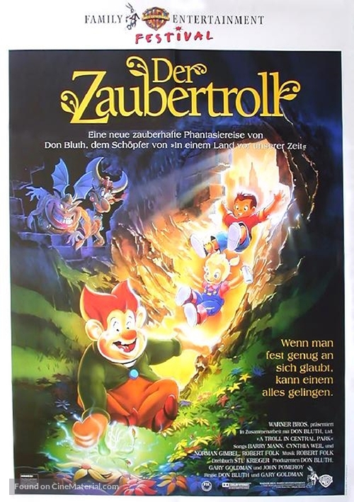 A Troll in Central Park - German Movie Poster