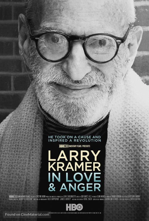 Larry Kramer in Love and Anger - Movie Poster