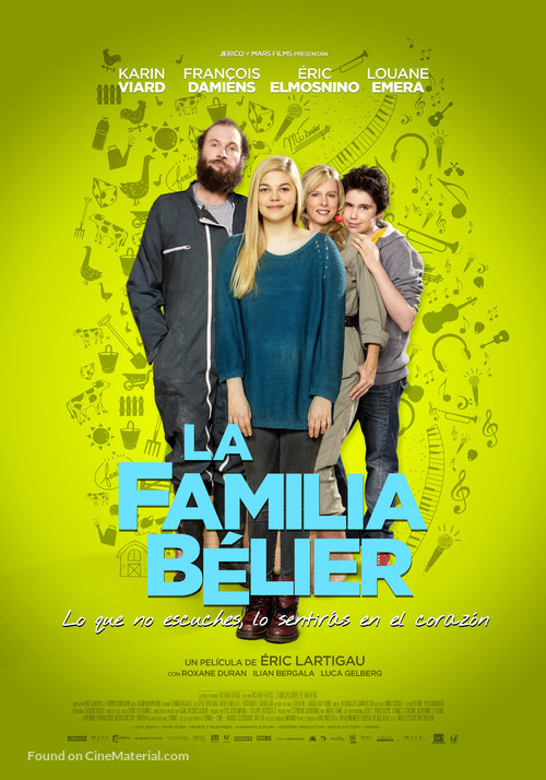 La famille B&eacute;lier - Chilean Movie Poster