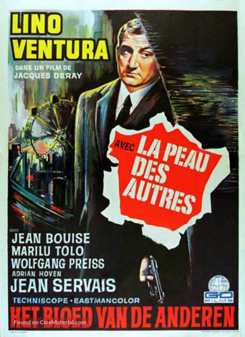 Avec la peau des autres - Belgian Movie Poster