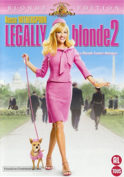 Legally Blonde 2: Red, White &amp; Blonde - Belgian Movie Cover