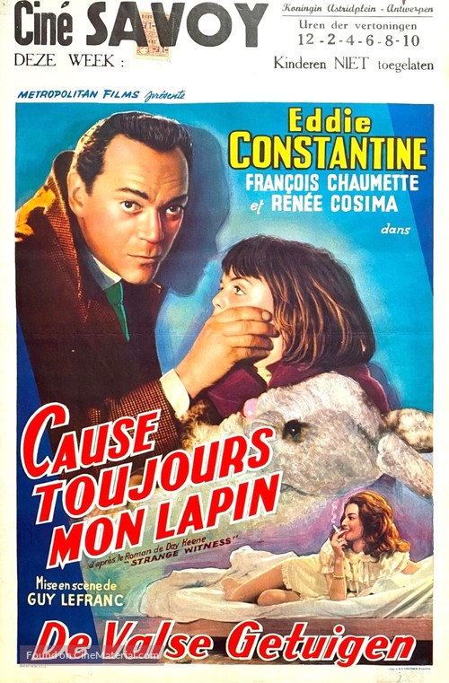 Cause toujours, mon lapin - Belgian Movie Poster