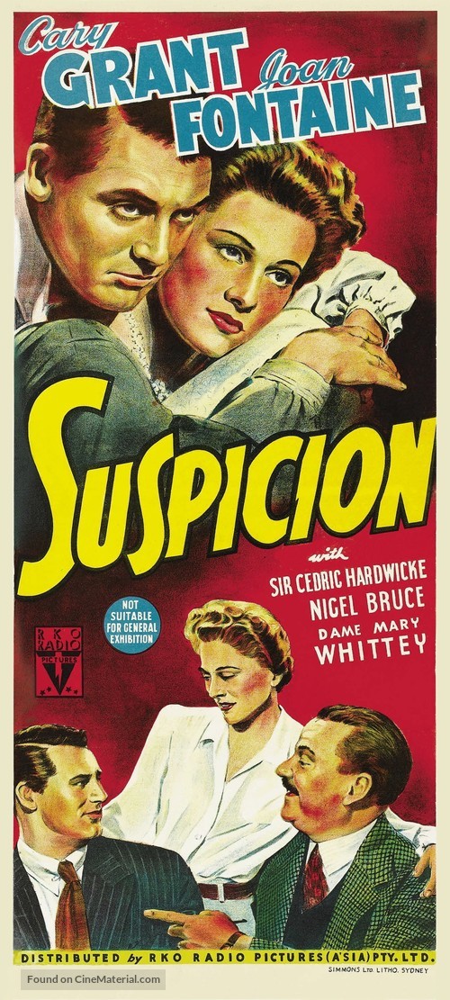 Suspicion - Australian Movie Poster