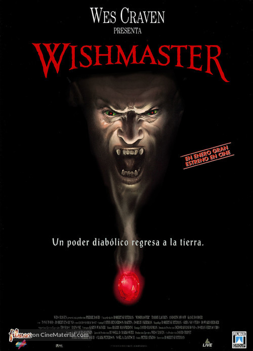 Wishmaster - Spanish Movie Poster