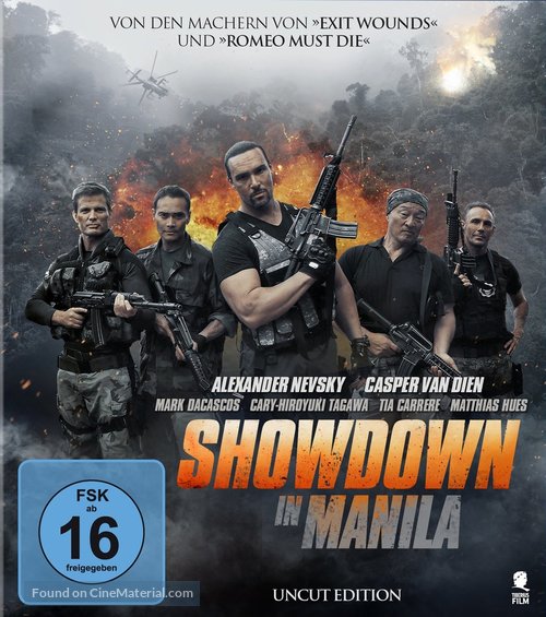 Showdown in Manila - German Blu-Ray movie cover