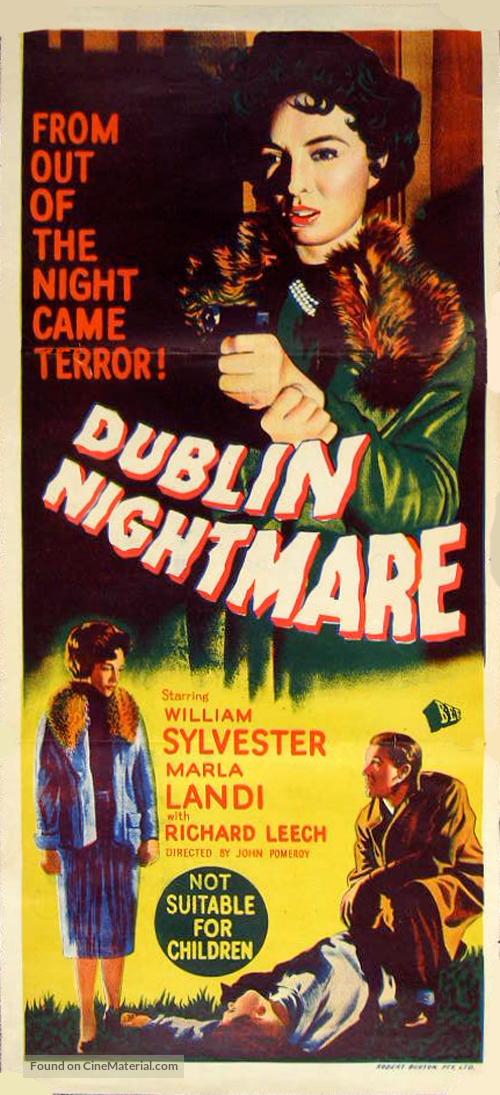 Dublin Nightmare - Australian Movie Poster