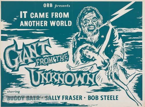 Giant from the Unknown - British Movie Poster