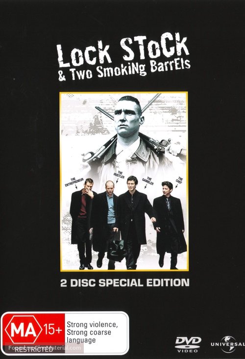 Lock Stock And Two Smoking Barrels - Australian DVD movie cover