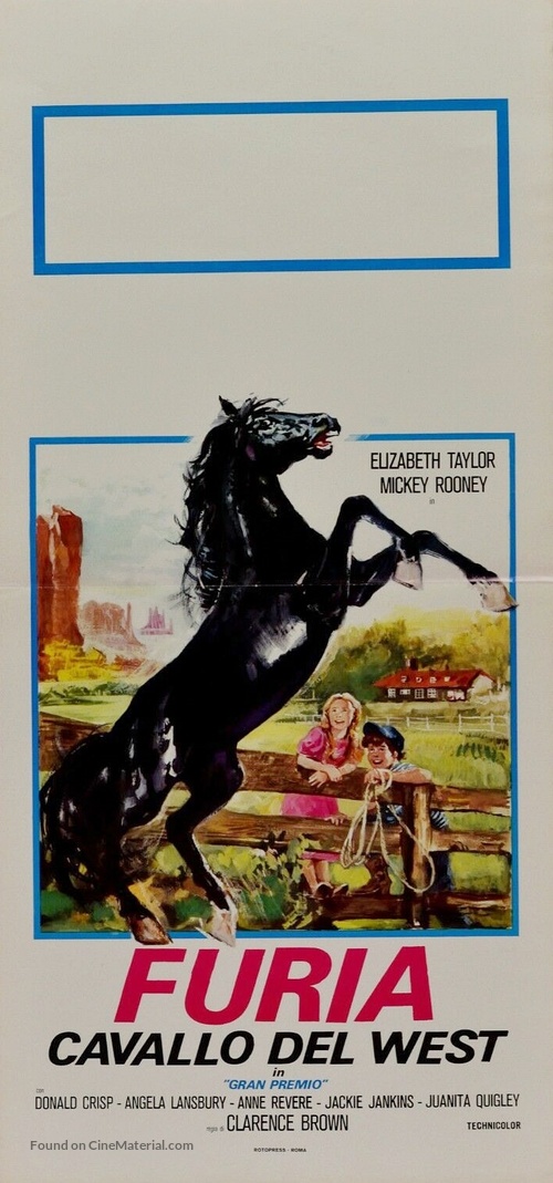 National Velvet - Italian Movie Poster