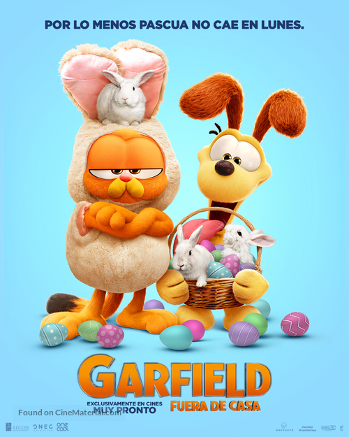 The Garfield Movie - Mexican Movie Poster