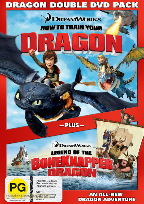 How to Train Your Dragon - New Zealand DVD movie cover