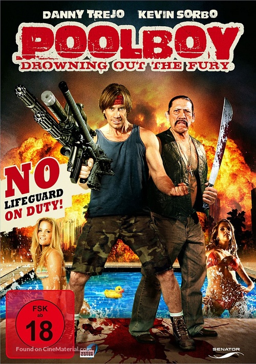 Poolboy: Drowning Out the Fury - German DVD movie cover