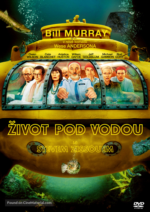 The Life Aquatic with Steve Zissou - Czech DVD movie cover