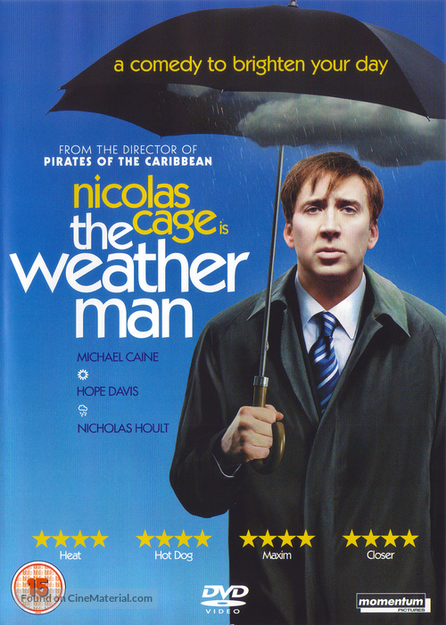 The Weather Man - British DVD movie cover