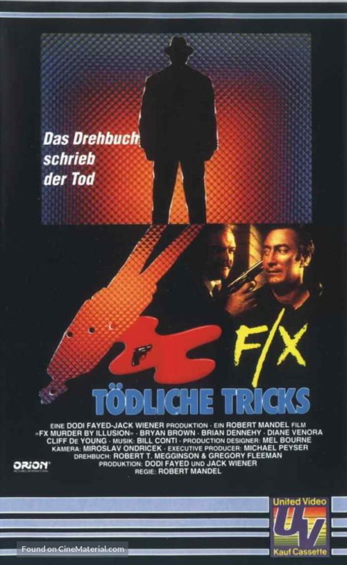 F/X - German VHS movie cover