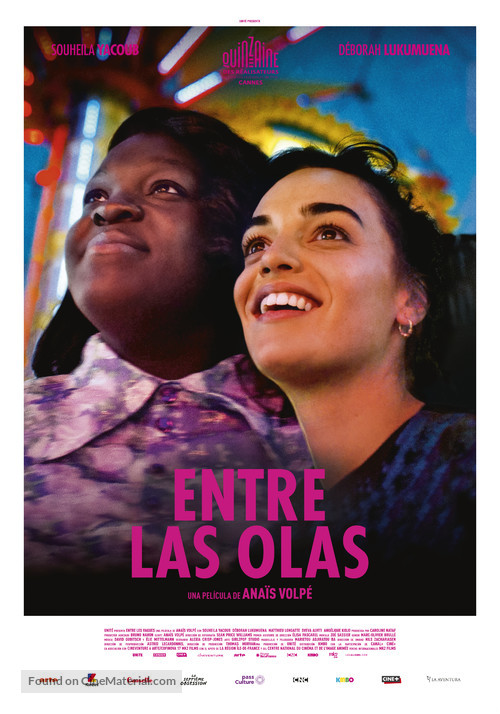 Entre les vagues - Spanish Movie Poster