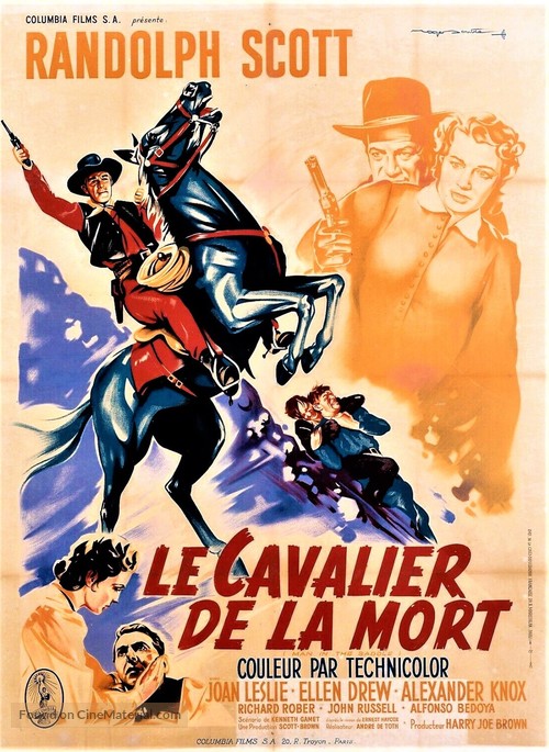Man in the Saddle - French Movie Poster