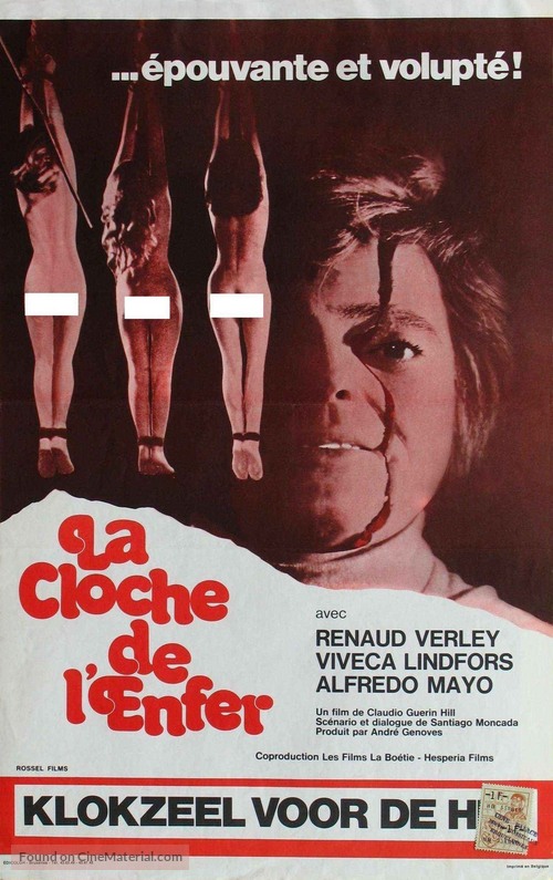 La campana del infierno - Belgian Movie Poster