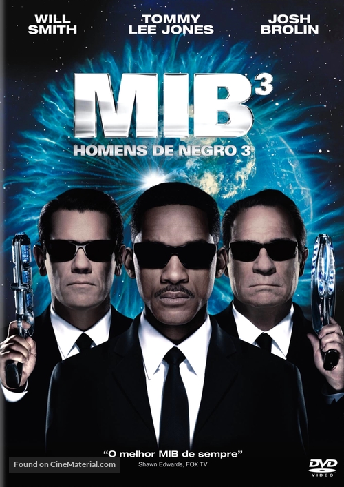 Men in Black 3 - Portuguese DVD movie cover