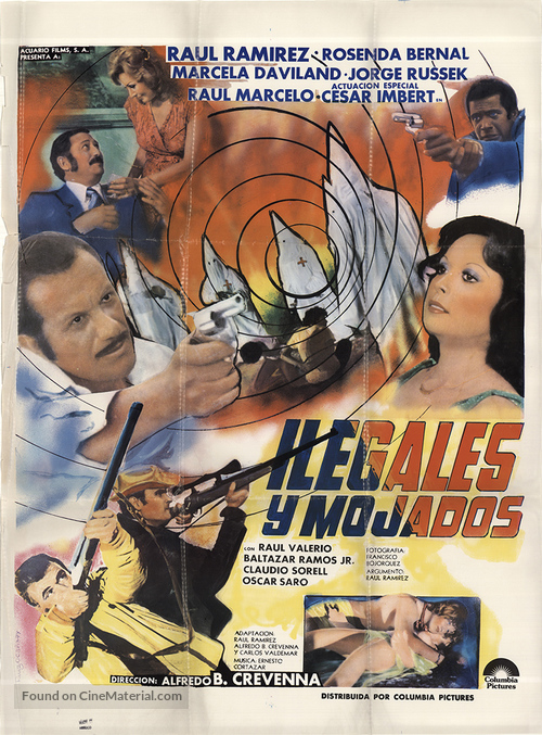 Ilegales y mojados - Mexican Movie Poster