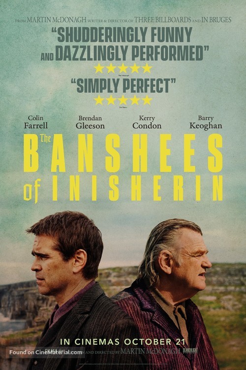 The Banshees of Inisherin - British Movie Poster