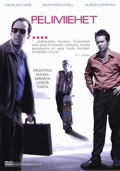 Matchstick Men - Finnish DVD movie cover