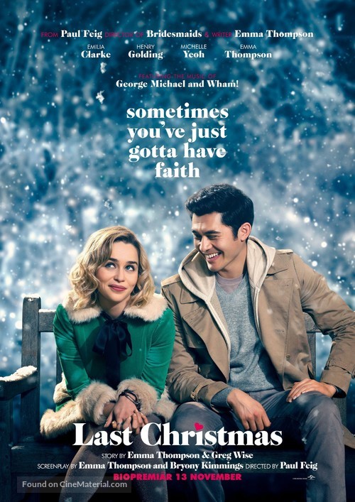 Last Christmas - Swedish Movie Poster