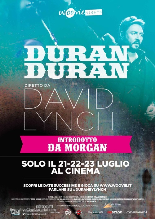 Duran Duran: Unstaged - Italian Movie Poster