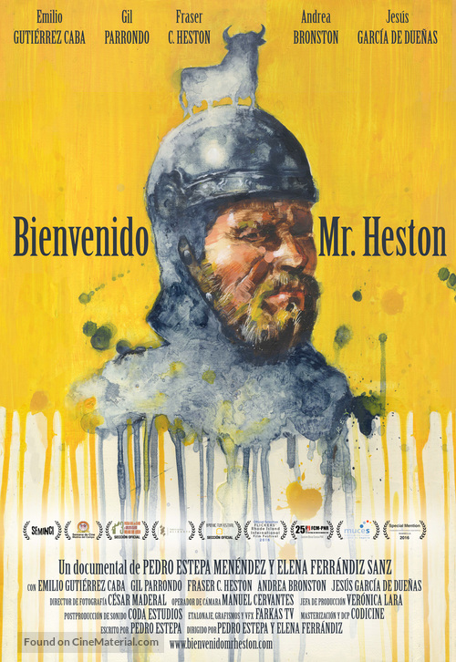 Bienvenido Mr. Heston - Spanish Movie Poster