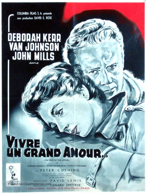 The End of the Affair - French Movie Poster