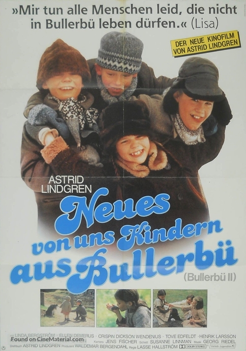 Mer om oss barn i Bullerbyn - German Movie Poster