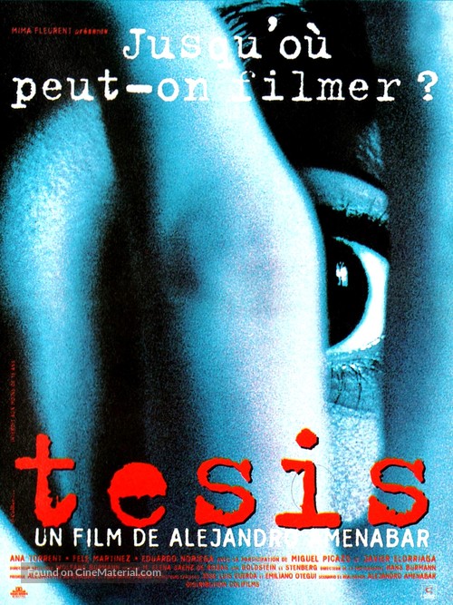 Tesis - French Movie Poster
