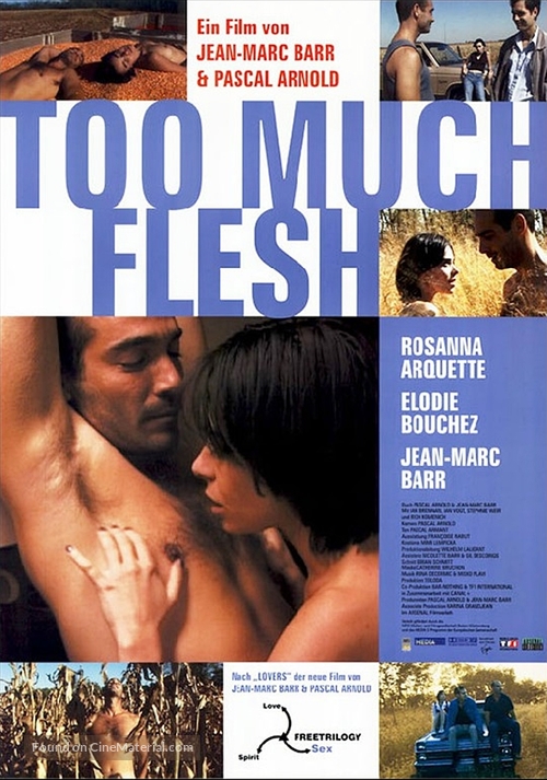 Too Much Flesh - German Movie Poster
