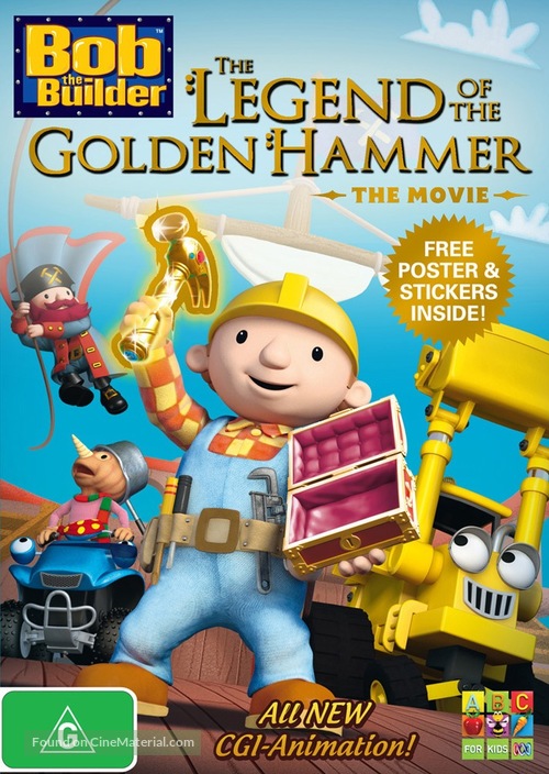 Bob the Builder: The Legend of the Golden Hammer - Australian DVD movie cover