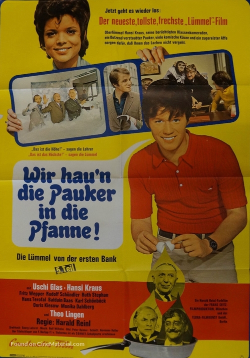 Wir haun die Pauker in die Pfanne - Die L&uuml;mmel von der ersten Bank, V. Teil - German Movie Poster