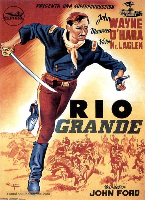 Rio Grande - Spanish Movie Poster