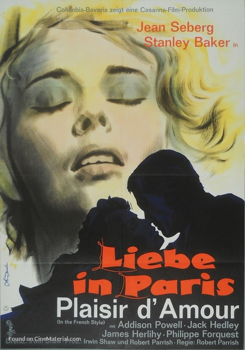 In the French Style - German Movie Poster
