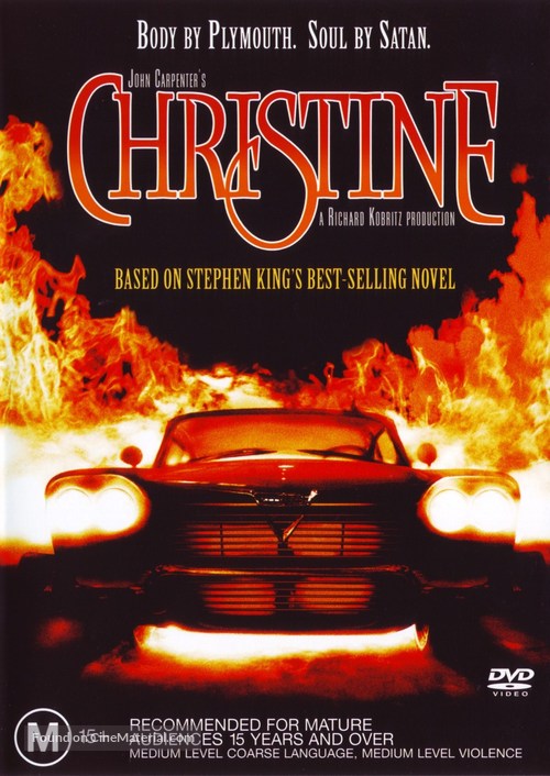 Christine - Australian DVD movie cover