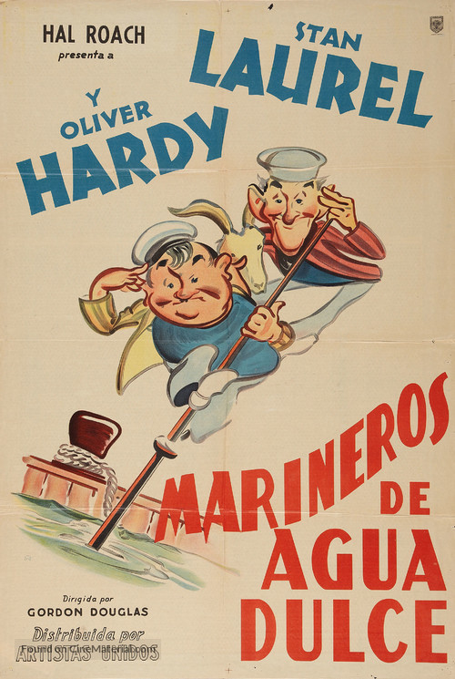 Saps at Sea - Argentinian Movie Poster