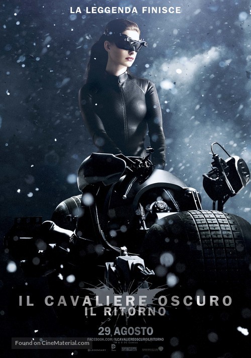 The Dark Knight Rises - Italian Movie Poster