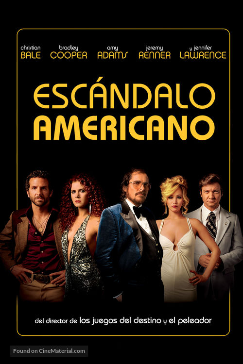 American Hustle - Argentinian Movie Cover